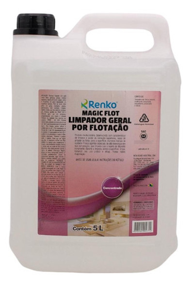 Limpador Geral Por Flotação Magic Flot 5l Renko 0 Limpador Geral Por Flotação Magic Flot 5l Renko 0