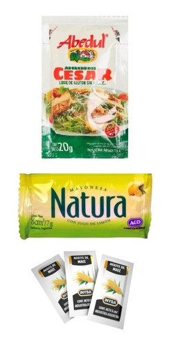Aderezo Cesar  Mayonesa  Aceite Maiz  X50u C/u Individuales 0