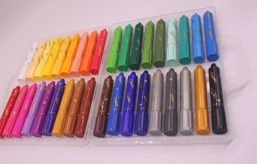 Crayones Acuarelables 36 Colores 3 En 1 Amos ¨colorix¨ 1