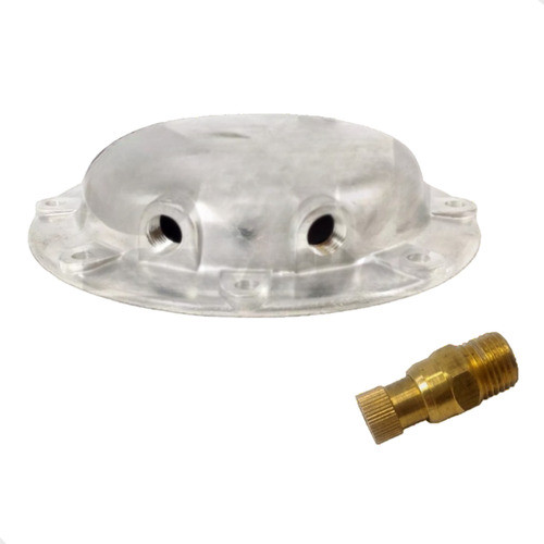 Tampa Cabeçote Compressor Tufão Jetfacil +valvula Ajuste 1/4 0