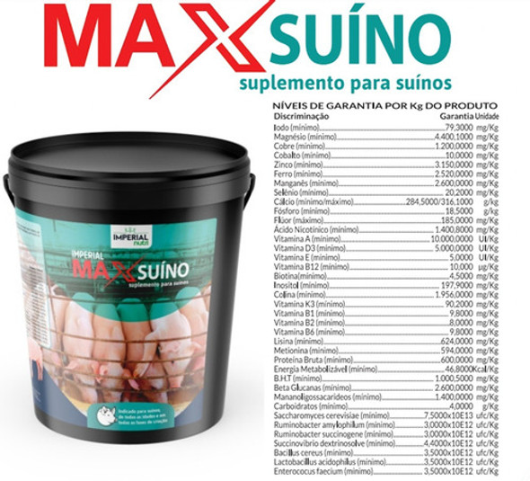 Núcleo Para Misturar Na Ração De Suínos - 5kg Max Suínos. 1