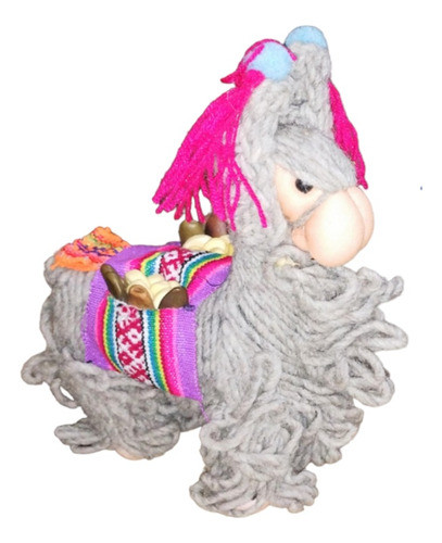 Llama Llamita De La Abundancia Lana D Llama Souvenirs Adorno 0