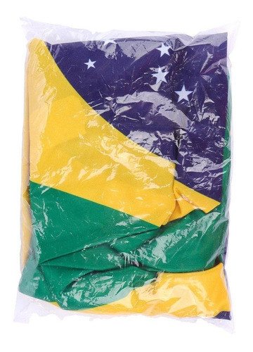 Bandeira Do Brasil 110x150cm Para Capo Em Malha - Qualidade 1
