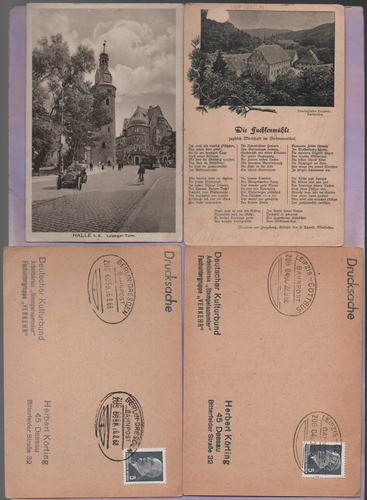 0493_lote De 12 Tarjetas Postales De Alemania 0