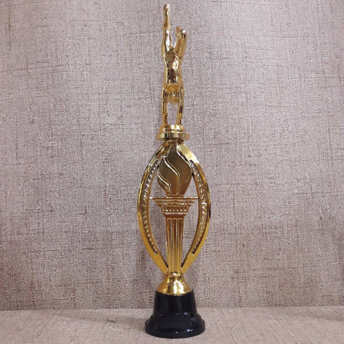 Trofeo Plástico Llama Olímpica Color Gimnasta Vertical 36cm 1