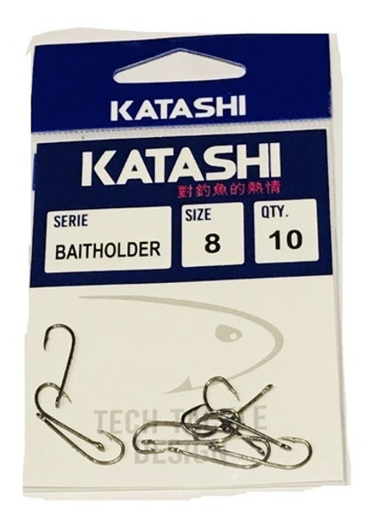 Anzuelos Katashi Baitholder N° 8 X 10 Unidades Variada Mar 0