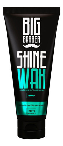 Cera Modeladora Shine Wax Big Barber 120g Premium Kit 6 Unid 1