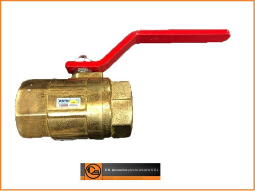 Válvula Esférica Llave Para Gas Valmec P/t De 1  Aprobada 1