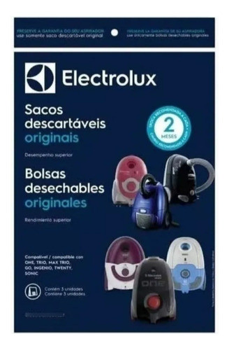 Bolsas Aspiradora Electrolux Trio Ingenio Neo Listo Berry 0