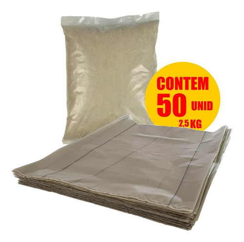 Saco Embalar Areia Pedra  50 Unidades - Suporta 50 Kg 1