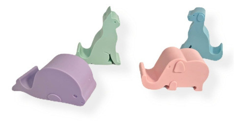 Soporte Animalitos Celular Tablet Universal Colores Pastel 1