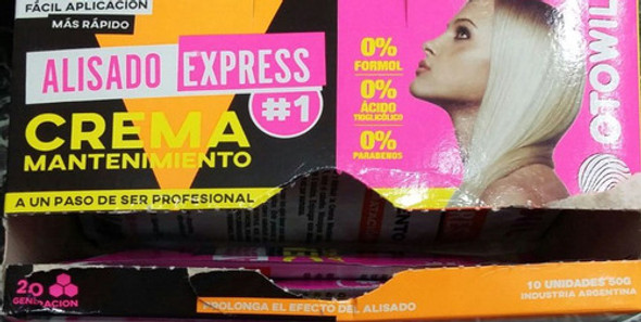 Caja X 10u Crema Mantenimiento Alisado Express De Otowil 1 Caja X 10u Crema Mantenimiento Alisado Express De Otowil 1