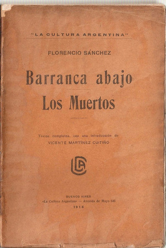 Barranca Abajo Los Muertos - Sanchez - Cultura Argentina 0