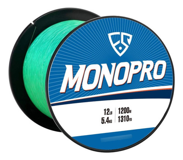 Green Monofilamento Línea Pesca 0