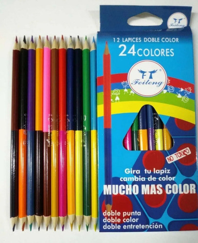 Lapiz Color Duo De 12/24 Lapices De Colores 0