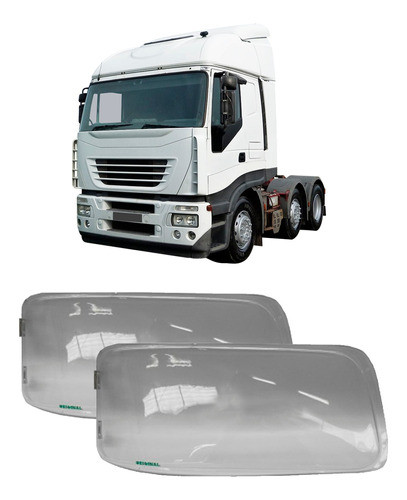 Protetor Farol Caminhão Ivco Stralis Até 2007 C/ Dobradiça 0