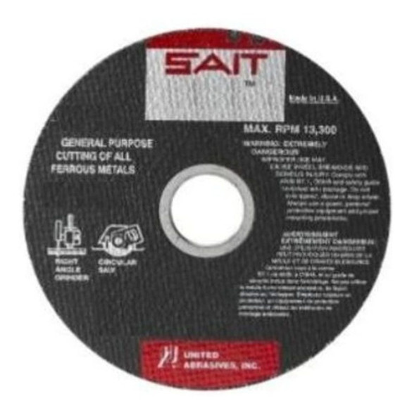 Abrasivos Unidos Sait 23455 Tipo 1 14 Pulgadas X 18 Pulgadas 0