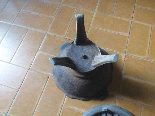 Brasero De Hierro Fundido Antiguo Usado 1