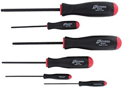 Destornilladores De Bola Bondhus 1,5-5 Mm 6 Unidades 0
