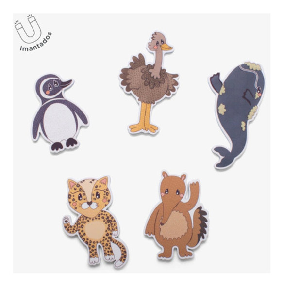 Set X5 Animales Imantados De Argentina Goma Eva Djur 220717 1 Set X5 Animales Imantados De Argentina Goma Eva Djur 220717 1