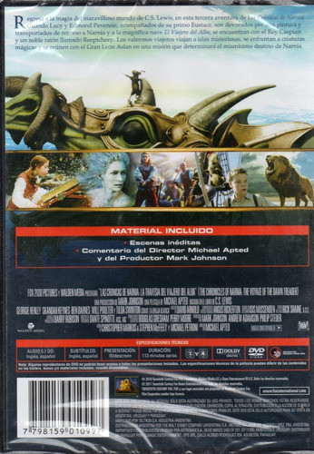 Las Crónicas De Narnia Travesía Del Viajero Del Alba - Mcbmi 1