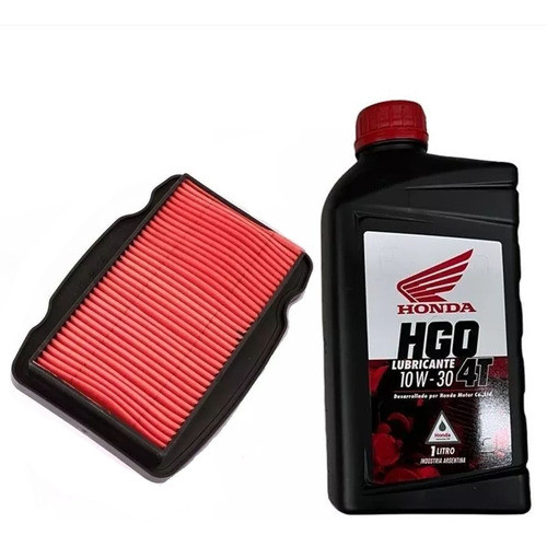 Kit Service Honda Cb 190 Filtro Aire Aceite Original Mineral 0