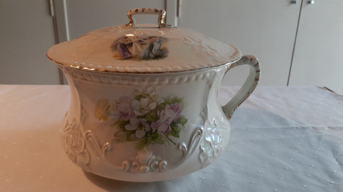 Porcelana Antigua Bacinilla J&g Meakin Inglesa,polvera Jabon 1