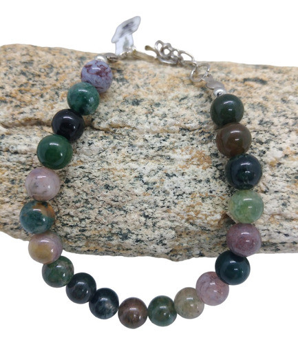 Pulsera De Agata India - Piedra Protectora 0