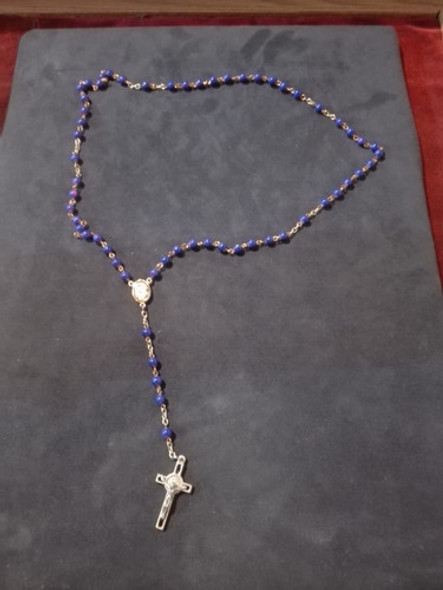 Rosario Con Cruz De San Benito Y Medalla De La Virgen 1