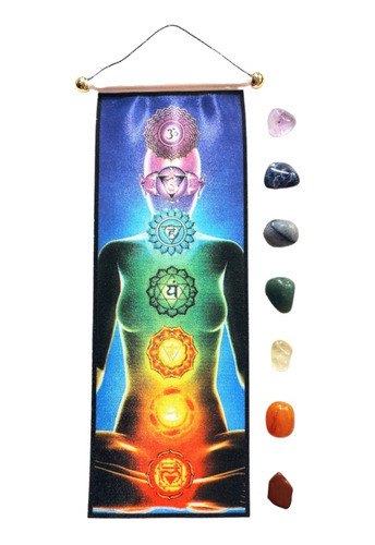 Set Siete Chakras. Piedras Y Cristales 0
