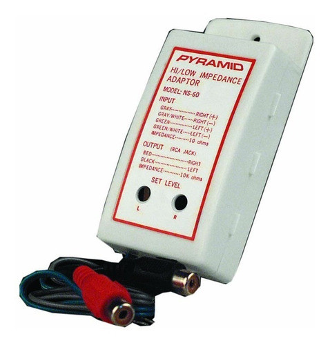 Adaptador De Impedancia 2 Canales Ns-60 Sound Xtreme 1