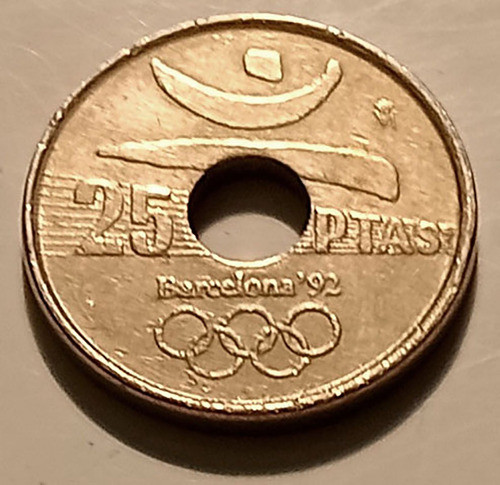 Moneda Antigua 25 Pesetas - Juegos Olímpicos Barcelona´92 1