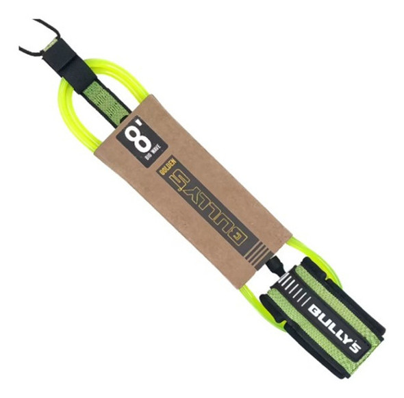Leash Bullys Golden Big Wave 8 Pés X 7mm Prancha Funboard 1