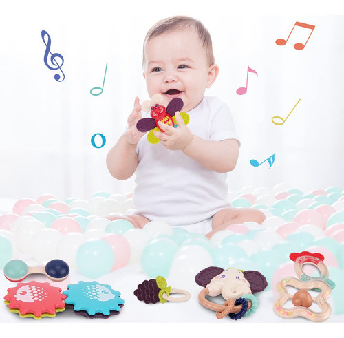 Nueplay Juego De 8 Sonajeros - 7350718:ml A $118990 1