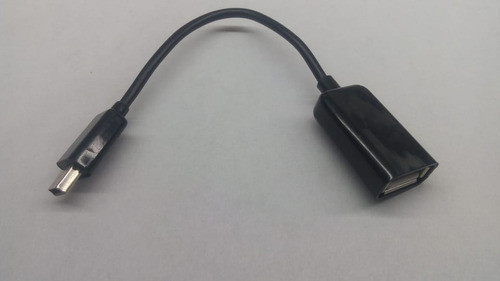 Cable Conector Otg Para Mini Usb  A Usb Hembra  15 Cm 1