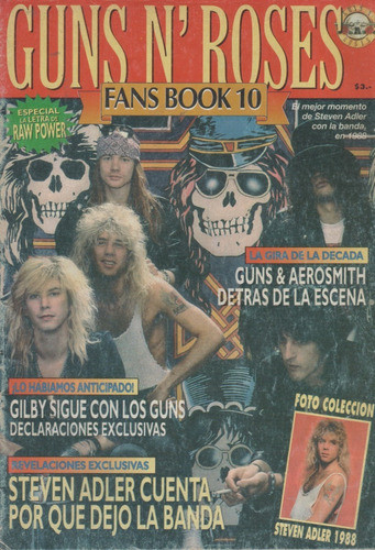 Revista Guns N' Roses - Fans Book - Nº 10 - Año 1994 0