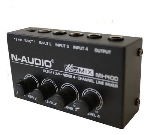 Mixer Dj  Mx400 Mini De Linea 4 Canales Procesador 0