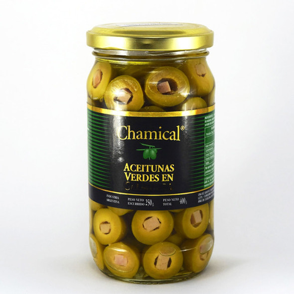 Aceitunas Verdes Rellenas Con Jamón Y Queso La Rioja 250 Grs 0