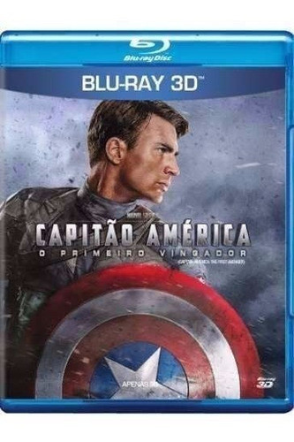 Blu-ray 3d Capitão América - O Primeiro Vingador - Lacrado 0