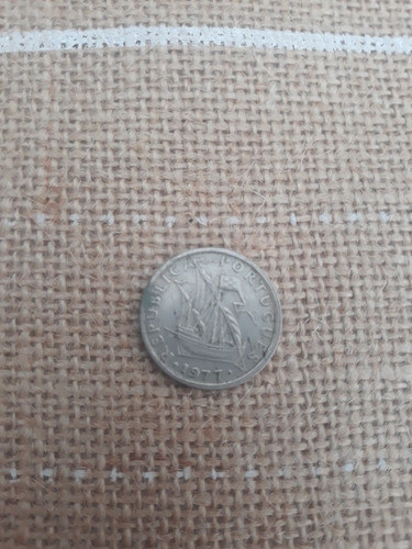 Moneda Portugal 2,5 Escudos Año 1977 0