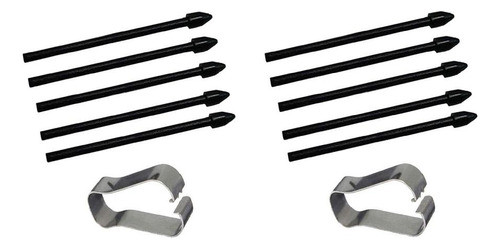 2x 5x S-pen Nibs Replacement Com Fixação Frame Stylus Tips 0