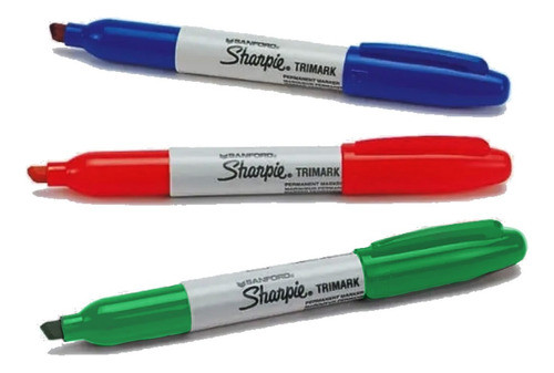 Marcador Sharpie Permanente Sanford Trimark Pnta Biselada X6 0