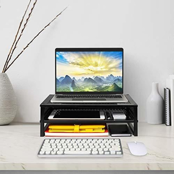 Soporte Vertical Para Monitor De 2 Niveles Con Tendencia Sim 1