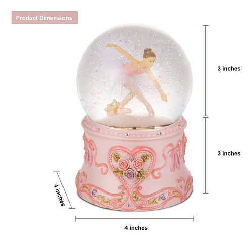 Septwonder Globo De Nieve Bailarina Toca El Cascanueces Tune 1