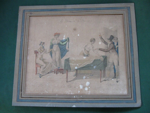 Antiguo Grabado Frances Eh Vite A Tivoli, Martinet, Paris 0