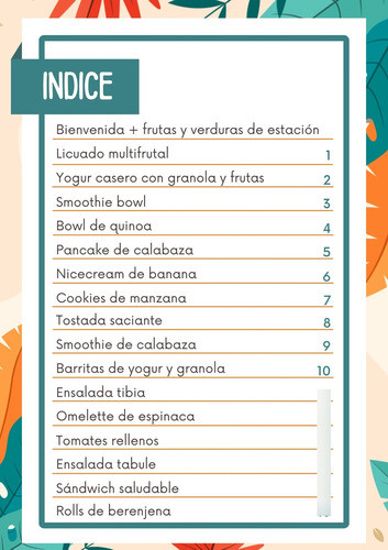 Recetario Primavera-verano Saludable Digital Pdf 1