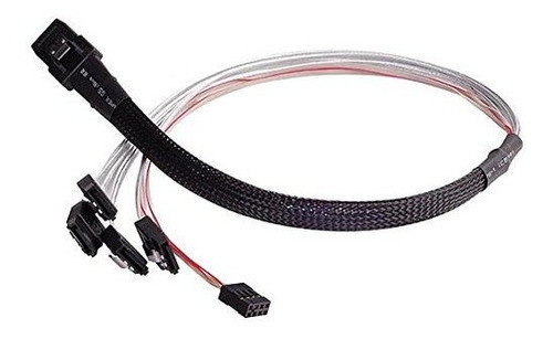 Adaptador De Cable De 7 Clavijas Mini Sas Sff-8087 De Silver 0