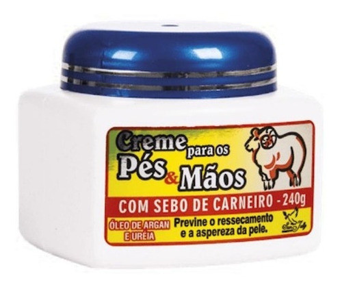 Creme Hidratante Para Pés E Mãos Com Sebo De Carneiro 36un 1