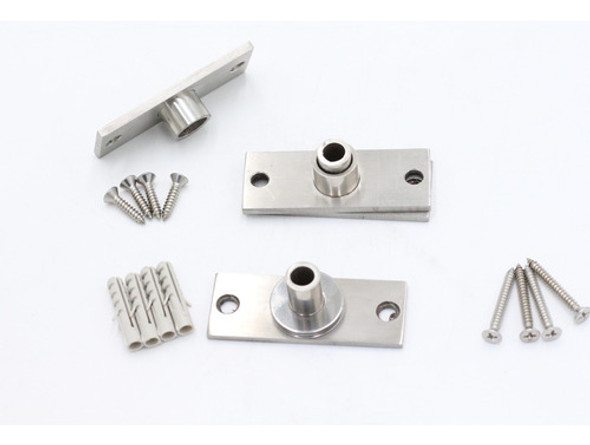 10 Pino Pivotante Aço Inox Porta De Madeira - Até 50 Kg 1