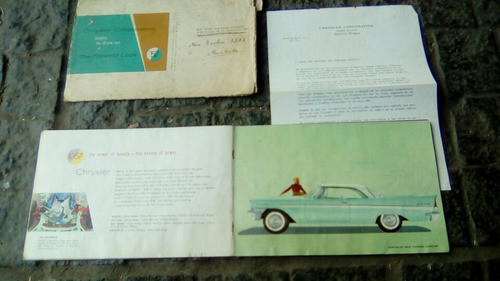 Antiguo Catalogo Autos Original Año 1957 De Coleccion 0
